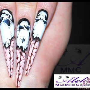 Nails with brain
