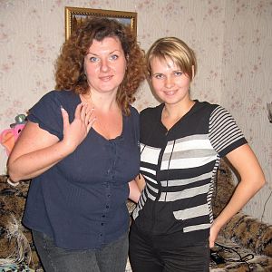 Я и Лена Кудряшка