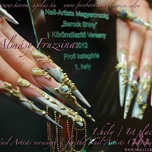 Nail Artist Hungary Competion - 1st Place