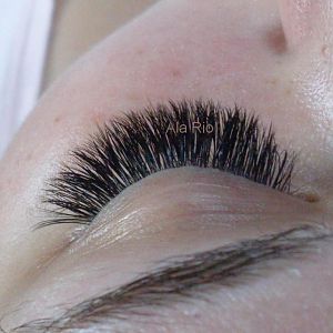 double tapered lashes, hollywood effect