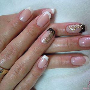 Shellac и литье на натуральные ноготки