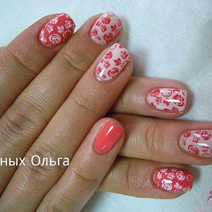 Стемпинг и shellac