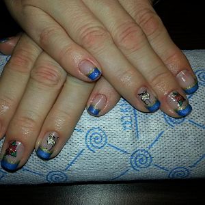 Shellac Blue Sky,наклейки.