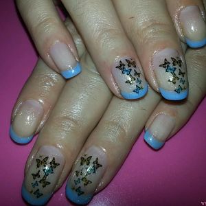 Shellac CND Azure Wish,фотодизайн.