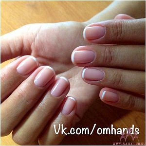 Маникюр с shellac nude knickers.