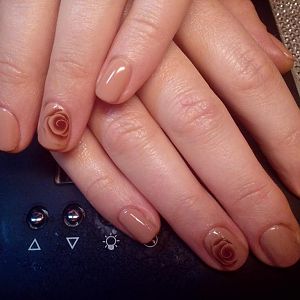 shellac какао+розочки любимые))