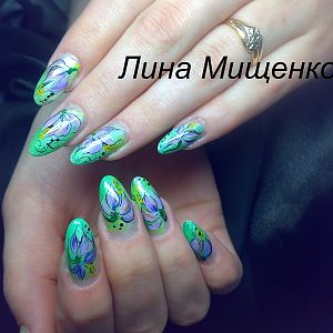 роспись акриловыми красками