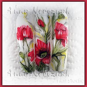 Watercolor Poppies