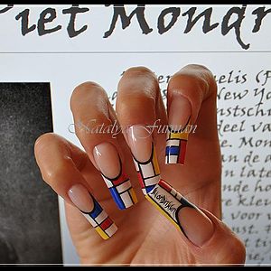 Mondriaan-Nails