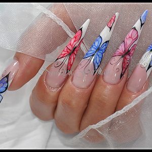 Butterfly- nails