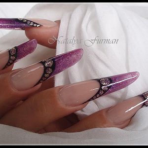 Kobaltviolet-Nails