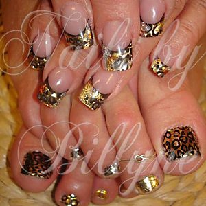 minx toes with rockstar nails to match