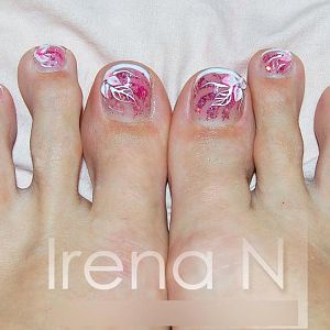 my pedicure pink +watermark+s