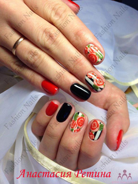 Работы с о слайдерами Fashion Nails