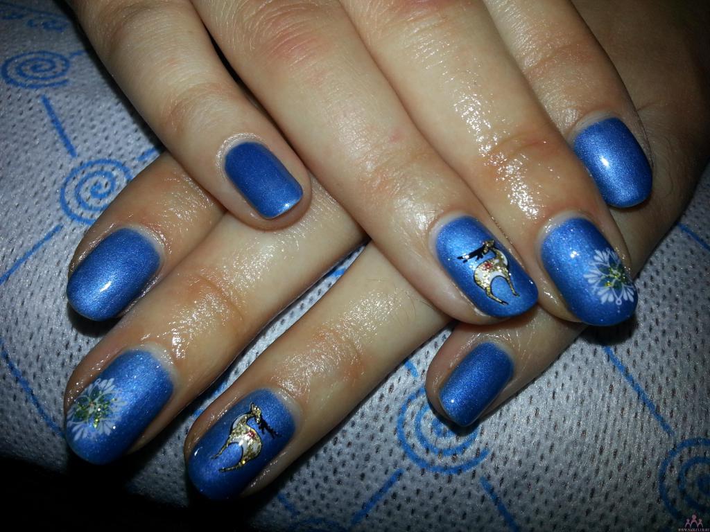 Shellac Blue Sky,стемпинг, наклейки.